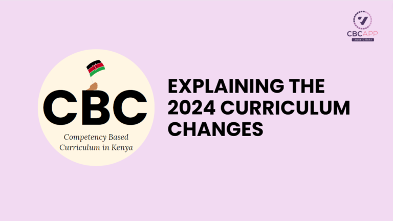 Explaining the Rationalisation of Learning Areas in the Competency Based Curriculum (CBC)